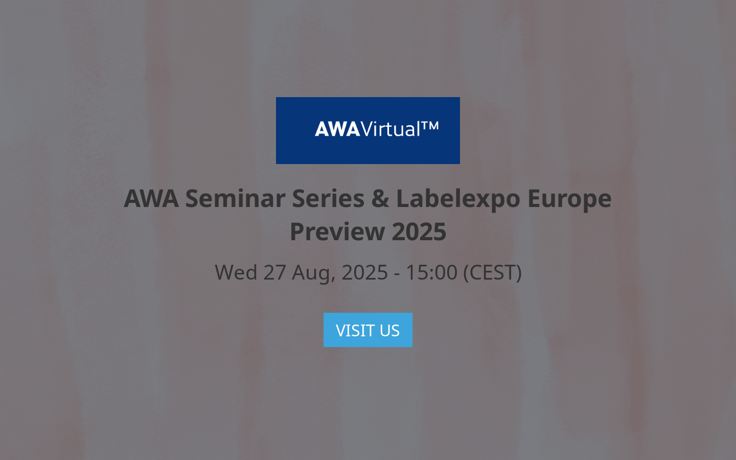 AWA Seminar Series & Labelexpo Europe Preview 2025