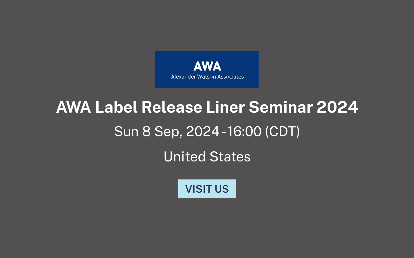 AWA Label Release Liner Seminar 2024